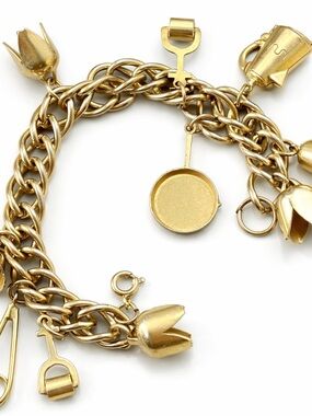 Gold-Tone Charm Bracelet